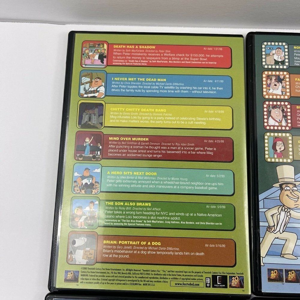 Family Guy Season 1 and Season 2 DVD - Picture 2 of 8